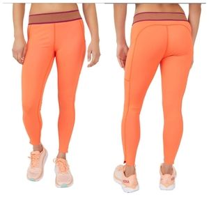 Free People Movement Endurance Leggings  XL NWT Papaya